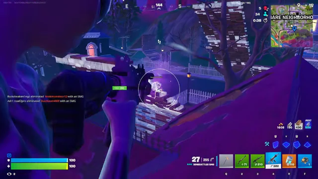Fortnite ESP Wallhack Cheat Setup for Ranked — Fortnite cheat gameplay screenshot